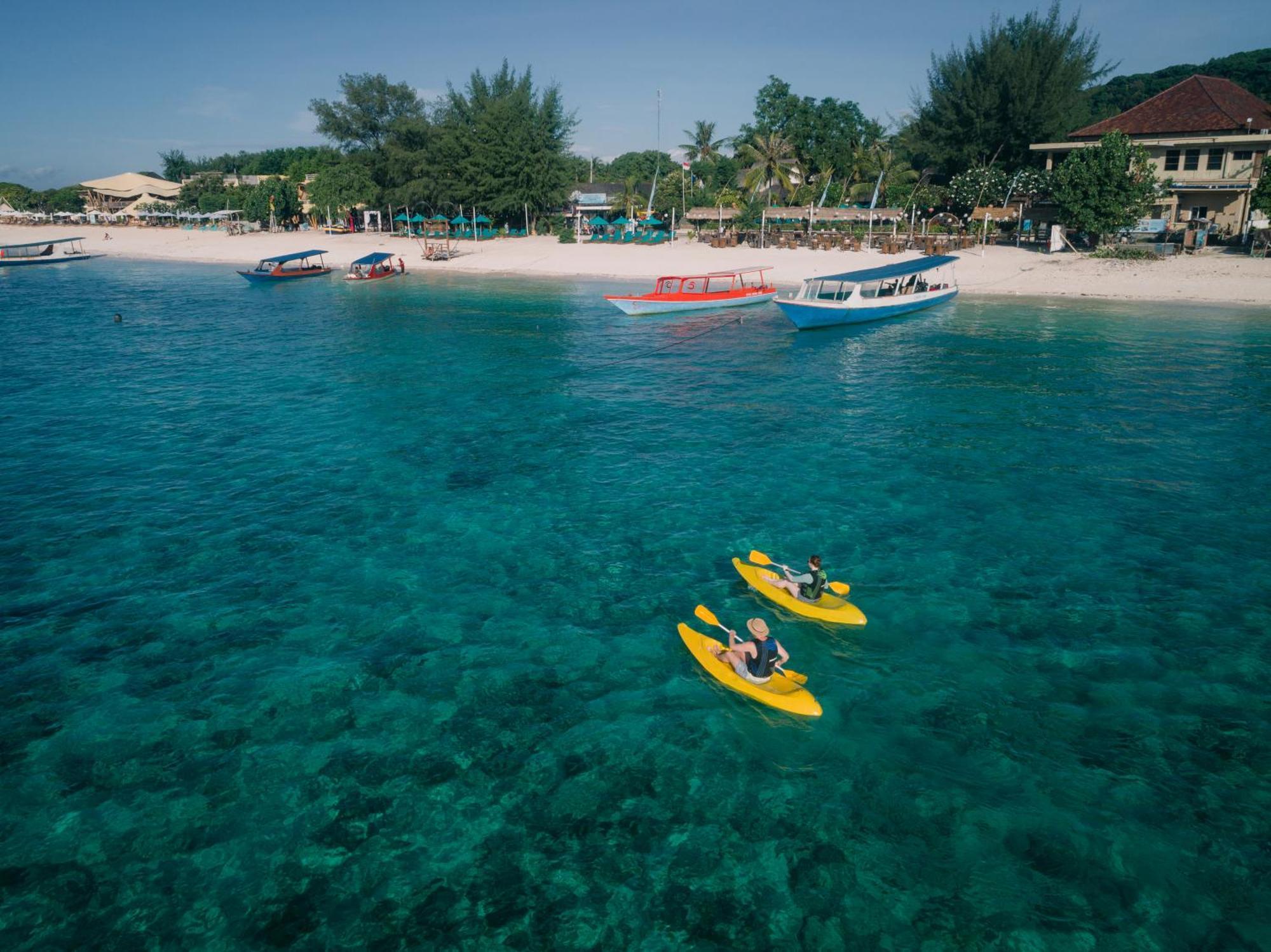 Vila Ombak Gili Trawangan Esterno foto